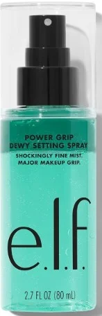 e.l.f Dewy Coconut Setting Mist spray bottle with cap.