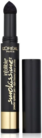 L'Oréal Paris Infallible Smokissime Powder Eyeliner with a tapered black sponge applicator. 