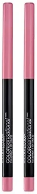 Maybelline Color Sensational Shaping Lip Liner in white packaging with cap beside it.